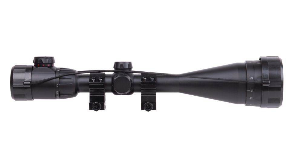 CenterPoint TAG 6-20x50mm Rifle Scope, 1in Tube, Black, LR620AORG2