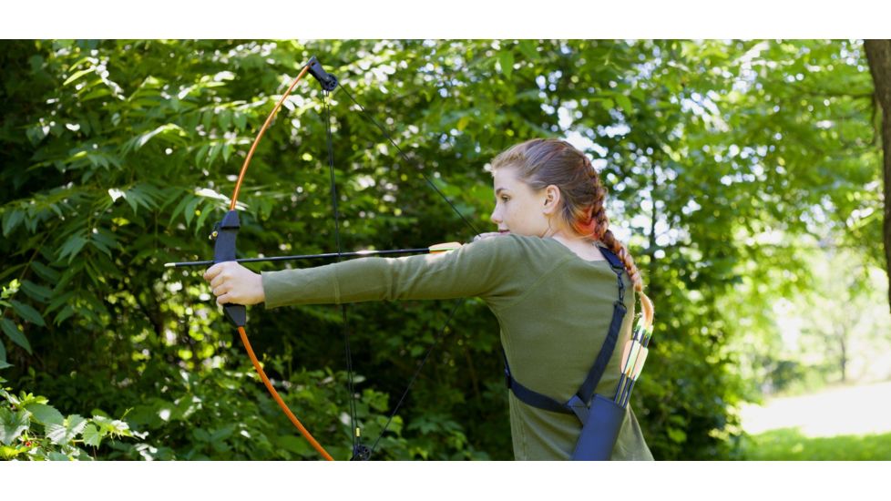 CenterPoint Upland Youth Recurve Bow / Right Hand Grip, Orange, AYC1024