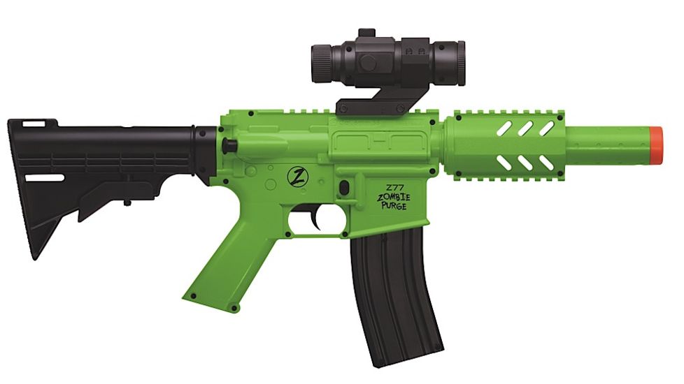 Crosman Z77 Zombie Purge Air Rifle Fully-Auto 6mm Airsoft Black/Green