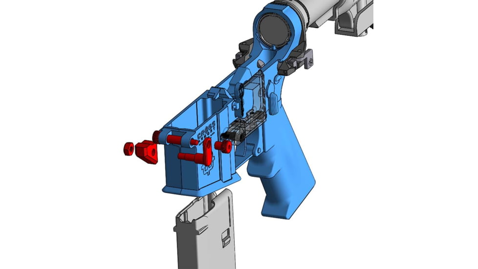 Cross Armory AR-15 Flop Stop w/Pin Pal Upper Receiver Stabilizer/Front, crFS-PP