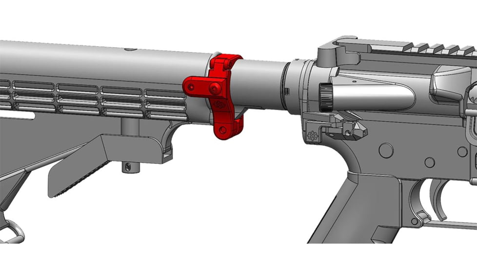 Cross Armory AR-15 Stock Lock, Stock Adaptor AR Platform, 7075-T6 Aluminum, crSL