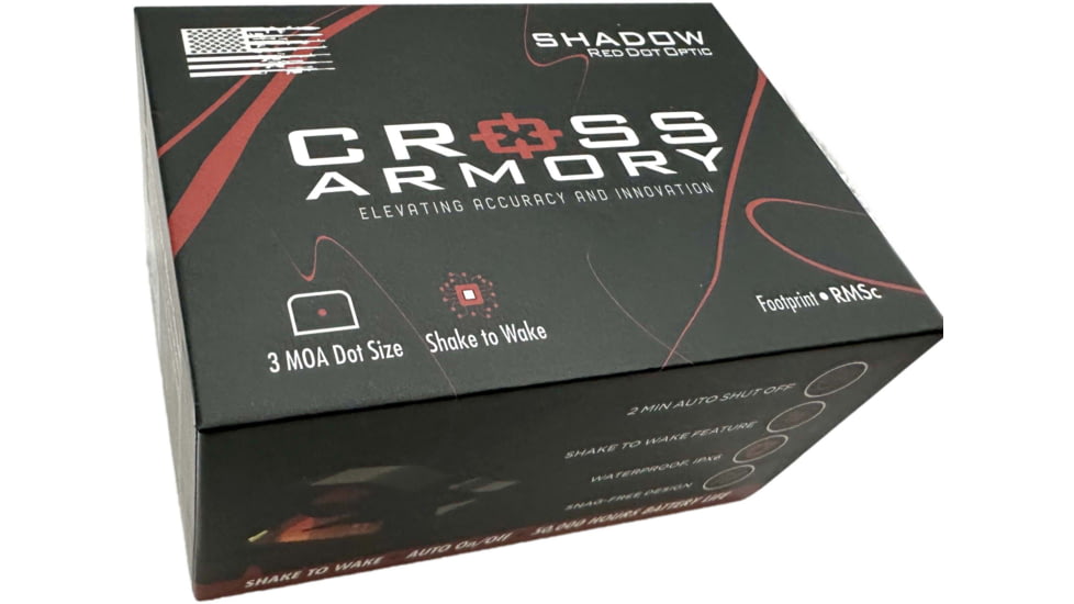 Cross Armory CRRDORMSC Black 3 MOA Red Dot Reticle