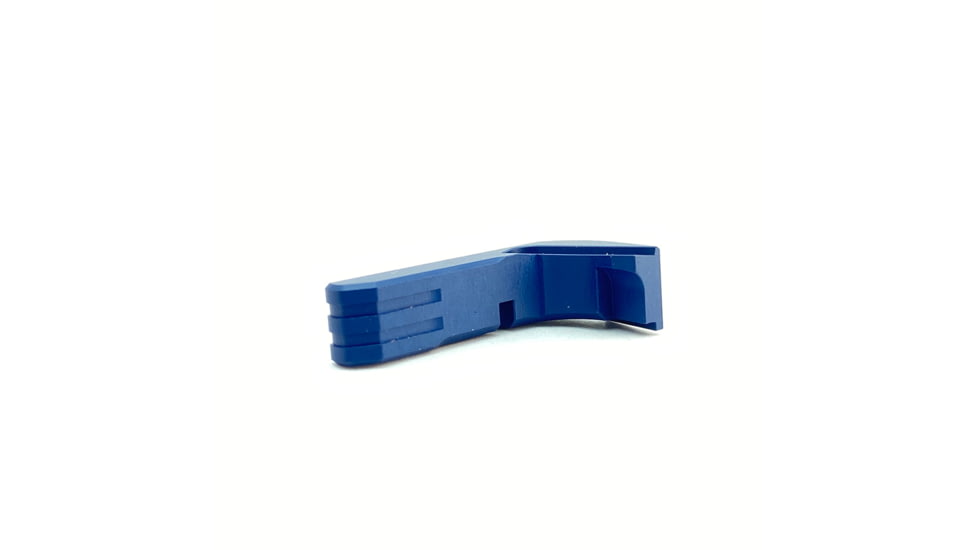 Cross Armory Extended Magazine Catch f/Glock Frames Generation 1-3, Aluminum, Anodized, Blue, crGMCbl