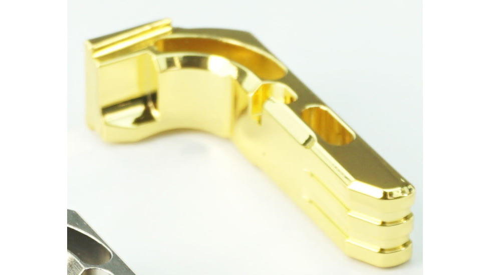 Cross Armory Extended Magazine Catch f/Glock Frames Generation 1-3, Aluminum, Anodized, Gold, crGMCgd