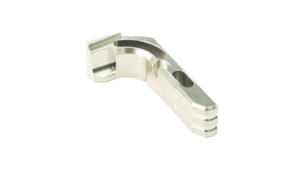 Cross Armory Extended Magazine Catch for Glock Frames Generation 1-3, Aluminum, Anodized, Silver, Small, crGMCsv