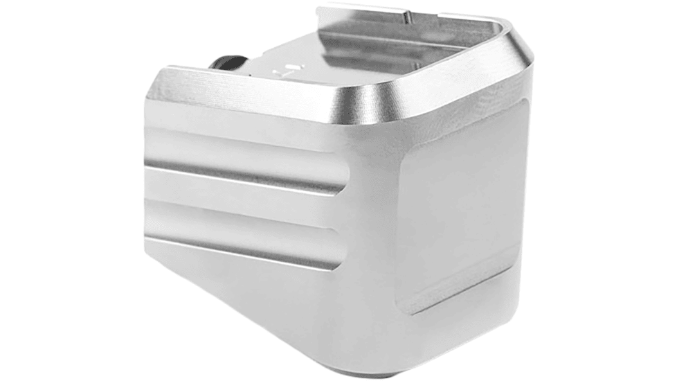 Cross Armory Glock 17/22/31 9mm/.40 S&amp;W/.357 SIG Aluminum +0 Magazine Extension, Silver, CRG+0MEG17SV