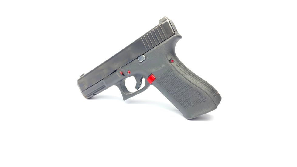 Cross Armory Glock 3-Piece Kit, 3 Pin Set, Extended Mag Catch, Extended Slide Lock, Gen 5, Red, CRG5OKRD