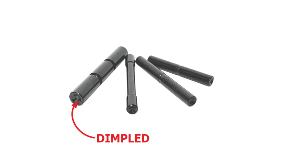 Cross Armory 4 Pin Sets, Glock Gen 4, Black, Small, CRG4PSBK