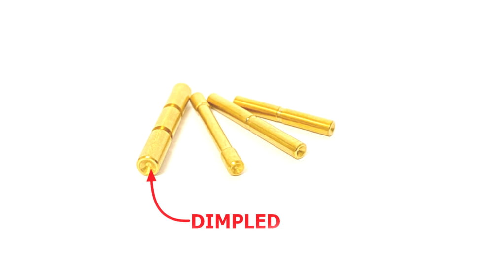 Cross Armory 4 Pin Sets, Glock Gen 4, Gold, Small, CRG4PSGD