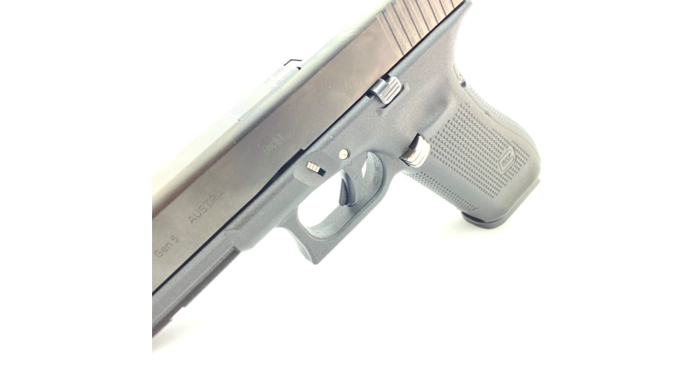 Cross Armory Glock Magazine Catch, Gen 4 &amp; 5, Silver, CRG5MCSV
