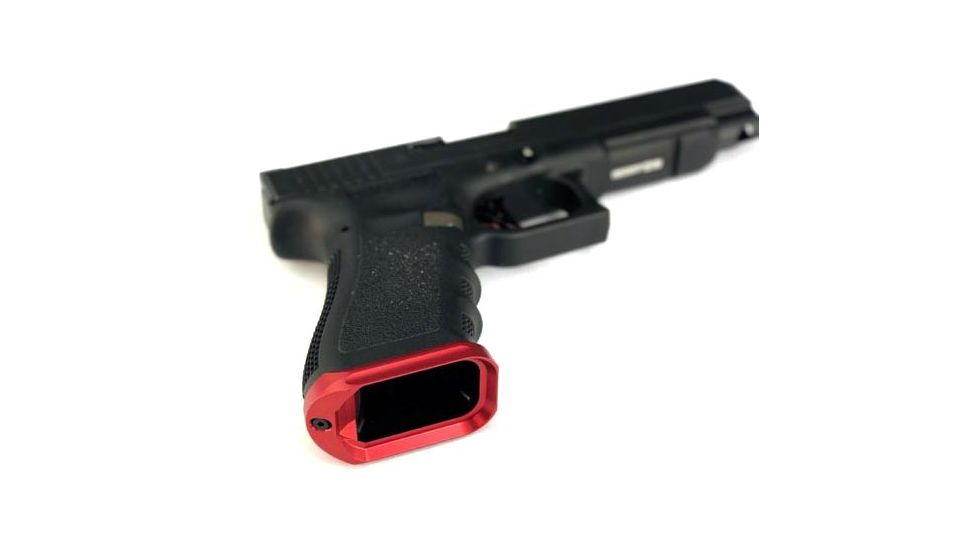 Cross Armory Glock Performance Flared Magwell Gen 1 - 3 fits All Magazines, Red Finish, crGFMWrd