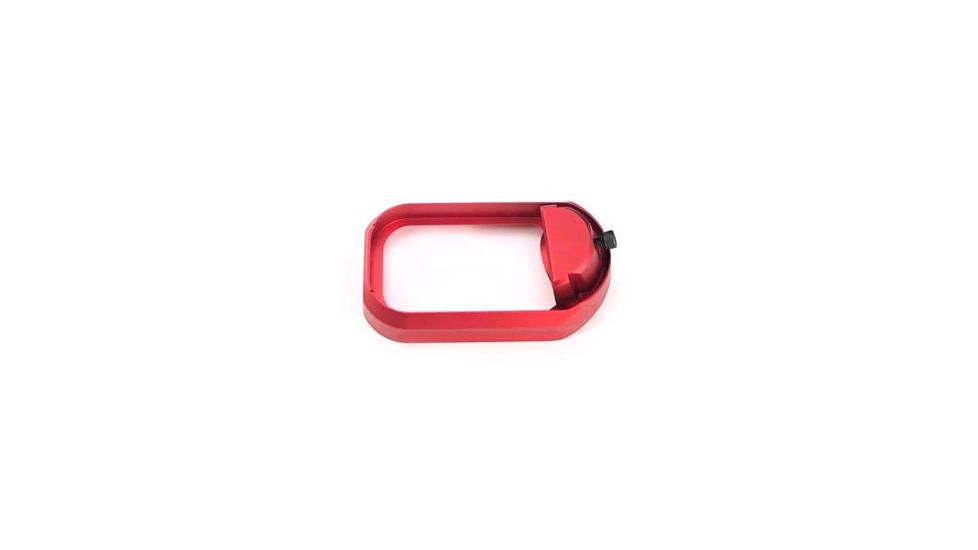 Cross Armory Glock Performance Flared Magwell Gen 1 - 3 fits All Magazines, Red Finish, crGFMWrd