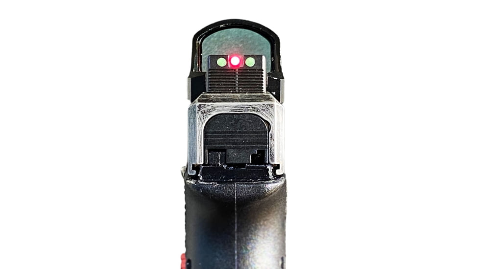 Cross Armory Glow-In-The-Dark Pistol Sights, Black, Tall, crGSt-bk