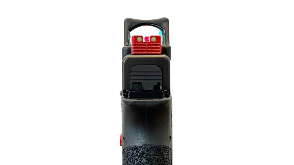 Cross Armory Glow-In-The-Dark Pistol Sights, Red, Tall, crGSt-rd