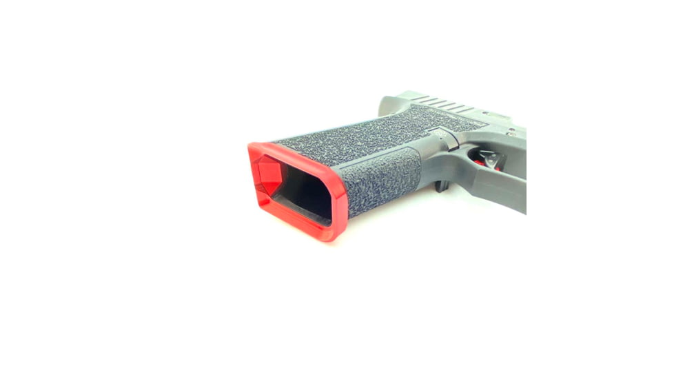Cross Armory P80 Flared Magwell, Red, CRP80FMWRD