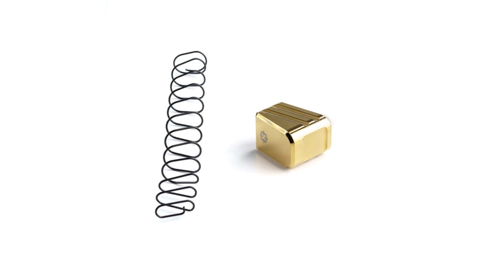 Cross Armory Plus 5 Magazine Extension, Glock Gen 1-5 17/22/31, Gold, crG+5ME-g17gd