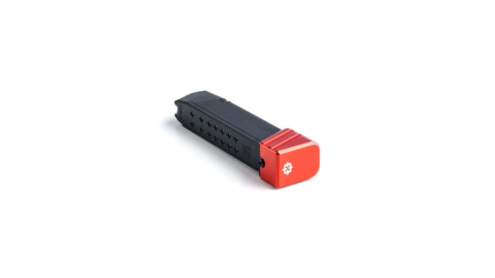 Cross Armory Plus 5 Magazine Extension, Glock Gen 1-5 17/22/31, Red, crG+5ME-g17rd