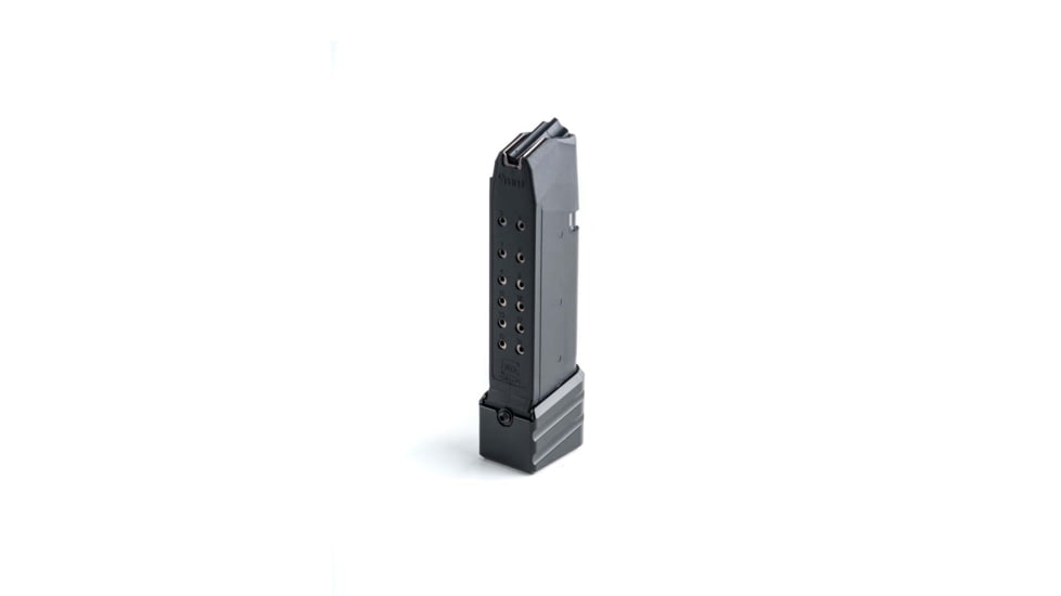 Cross Armory Plus 5 Magazine Extension, Glock Gen 1-5 19/23/32, Black, crG+5ME-g19bk