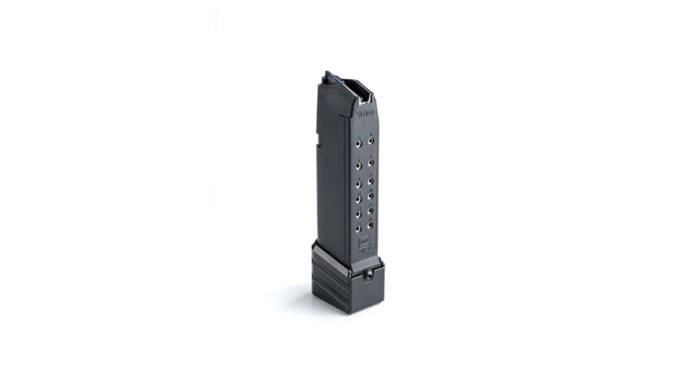 Cross Armory Plus 5 Magazine Extension, Glock Gen 1-5 19/23/32, Black, crG+5ME-g19bk