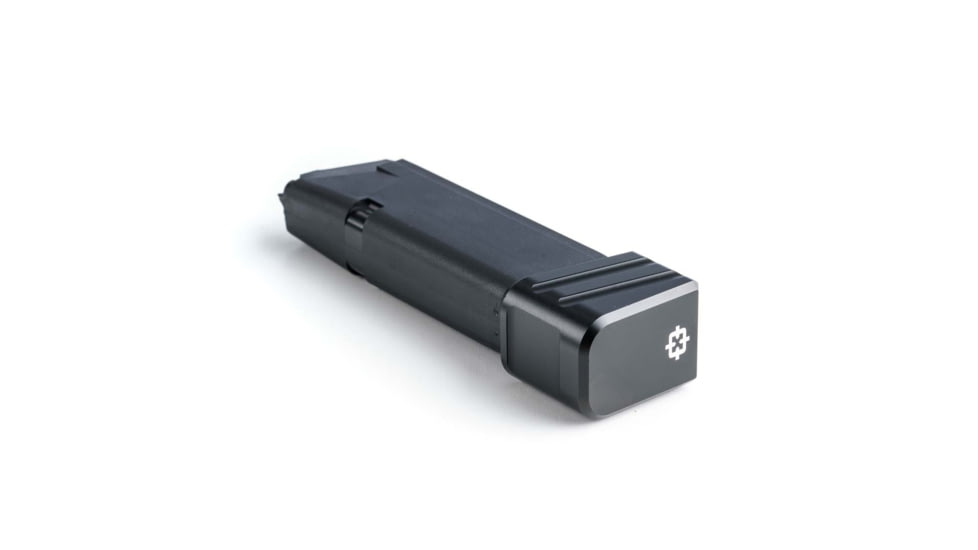 Cross Armory Magazine Extension +5 for Glock 19/23/32 Gen 1-5, Black, Small, crG+5ME-g19bk-5RD