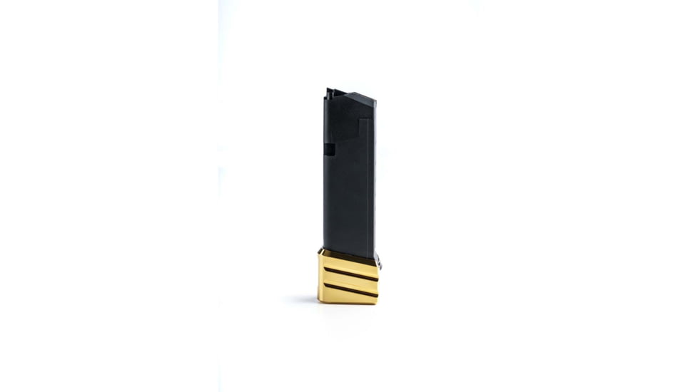 Cross Armory Plus 5 Magazine Extension, Glock Gen 1-5 19/23/32, Gold, crG+5ME-g19gd