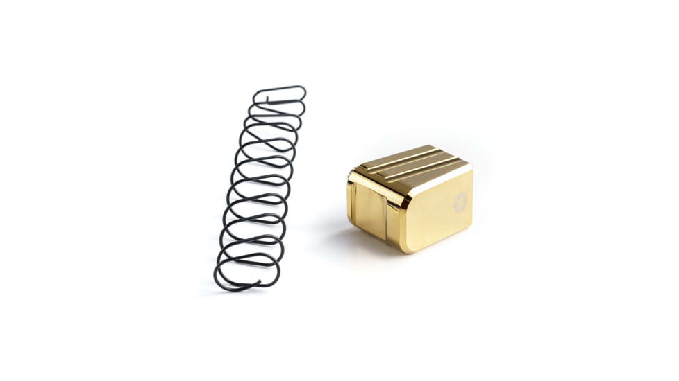 Cross Armory Plus 5 Magazine Extension, Glock Gen 1-5 19/23/32, Gold, crG+5ME-g19gd