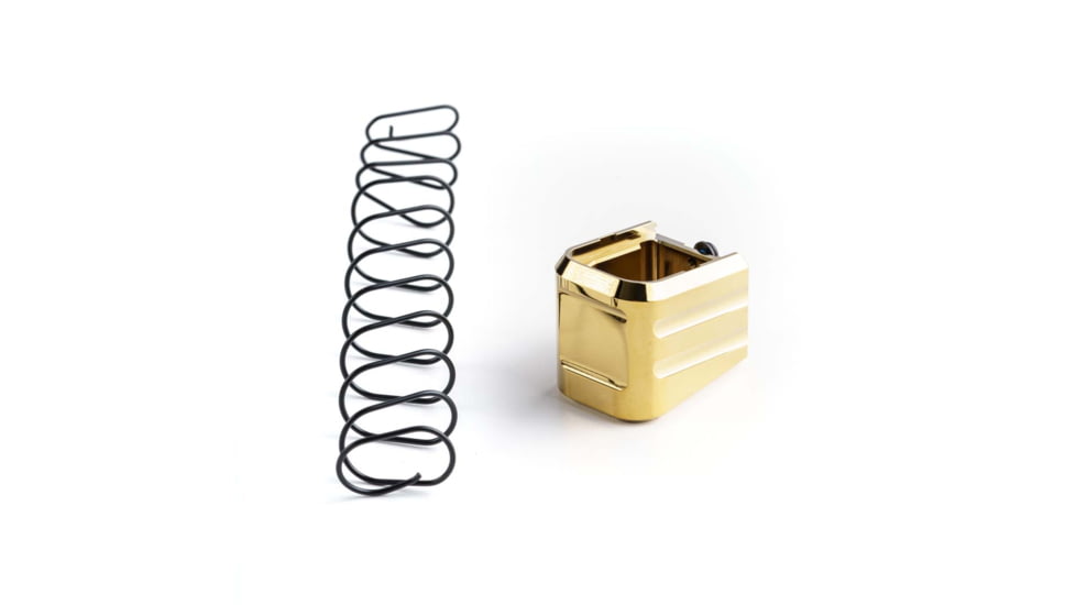 Cross Armory Plus 5 Magazine Extension, Glock Gen 1-5 19/23/32, Gold, crG+5ME-g19gd