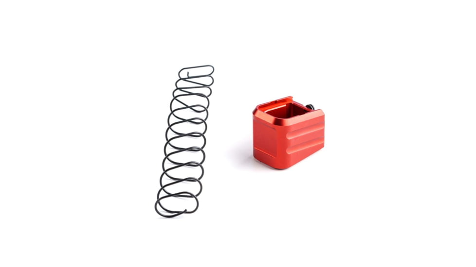 Cross Armory Plus 5 Magazine Extension, Glock Gen 1-5 19/23/32, Red, crG+5ME-g19rd