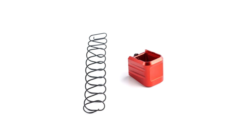 Cross Armory Plus 5 Magazine Extension, Glock Gen 1-5 19/23/32, Red, crG+5ME-g19rd