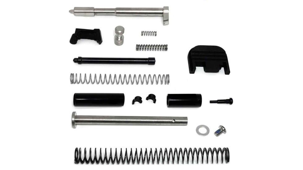 Cross Armory Standard Upper Parts Kit for Gen 3 Glock 19/P80, PF940C 9mm, Black, crUPK-g319s