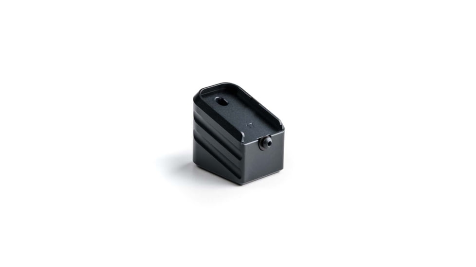 Cross Armory Weighted Base Plate +0 Magazine Extension, Glock Gen 1-5 17/22/31, Black, crG+0ME-g17bk