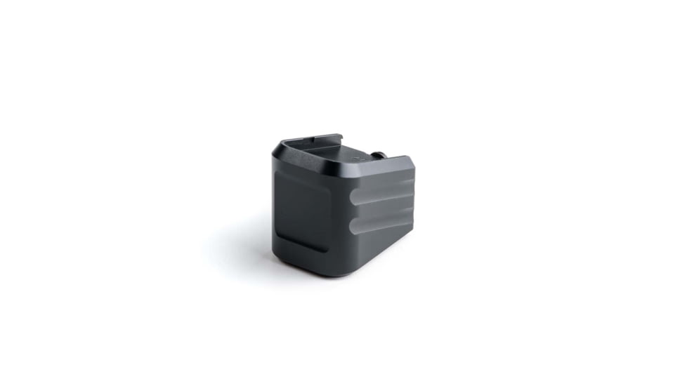 Cross Armory Weighted Base Plate +0 Magazine Extension, Glock Gen 1-5 17/22/31, Black, crG+0ME-g17bk