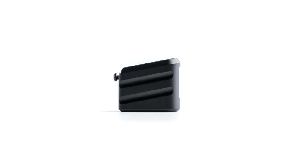 Cross Armory Weighted Base Plate +0 Magazine Extension, Glock Gen 1-5 19/23/32, Black, crG+0ME-g19bk