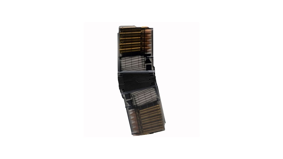 Cross Industries Ar15 10/10 Coupling Pistol Magazine, Set of 2, Transparent Smoked, CM10AR15P55645B
