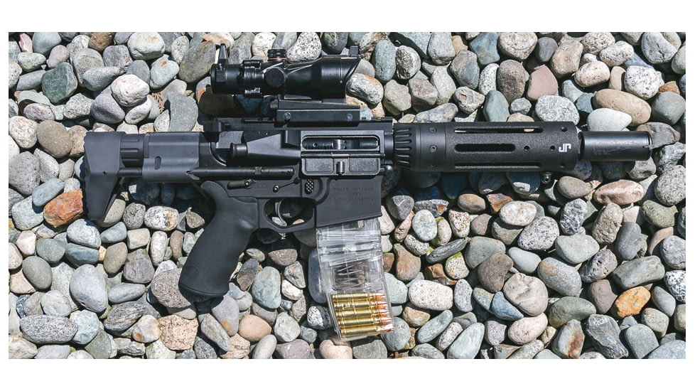 Cross Industries Ar15 10/10 Coupling Pistol Magazine, Set of 2, Transparent Smoked, CM10AR15P55645B