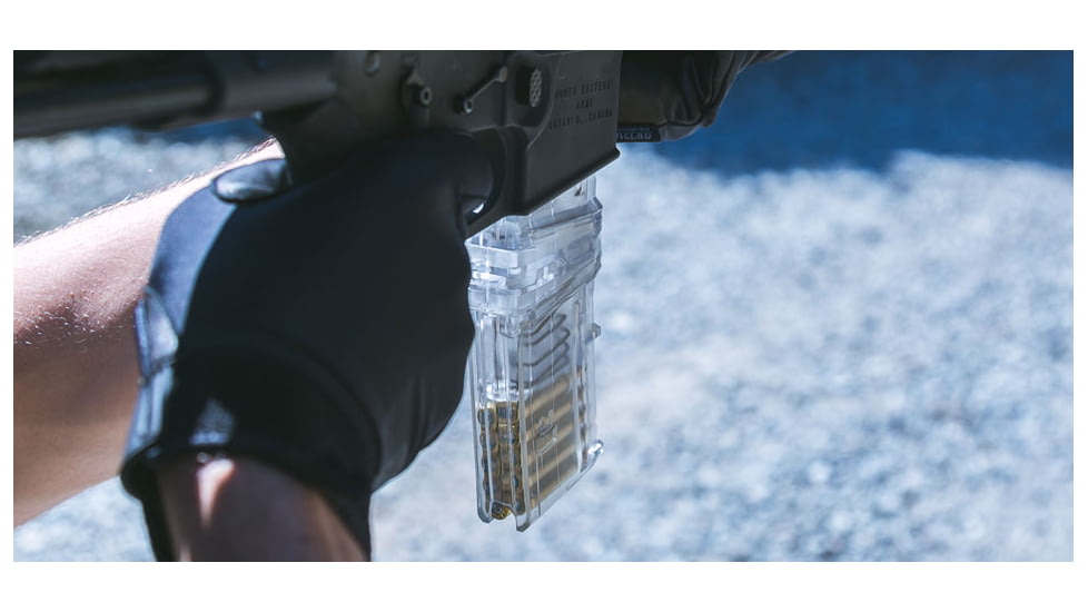 Cross Industries Ar15 10/10 Coupling Pistol Magazine, Set of 2, Transparent Smoked, CM10AR15P55645B