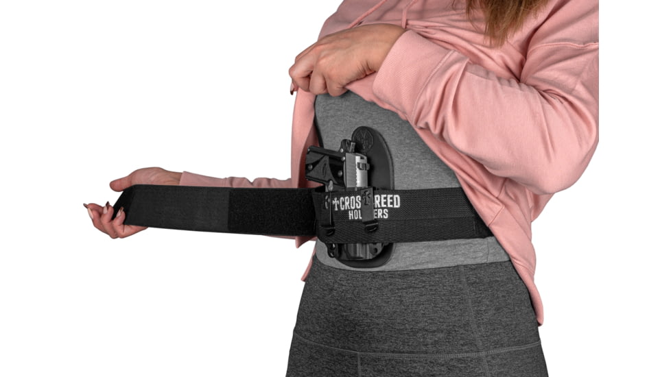 CrossBreed Holsters Liberty Holster Support Band, Multi-Fit, Ambidextrous, Kydex, Black, Large, LB-L-K