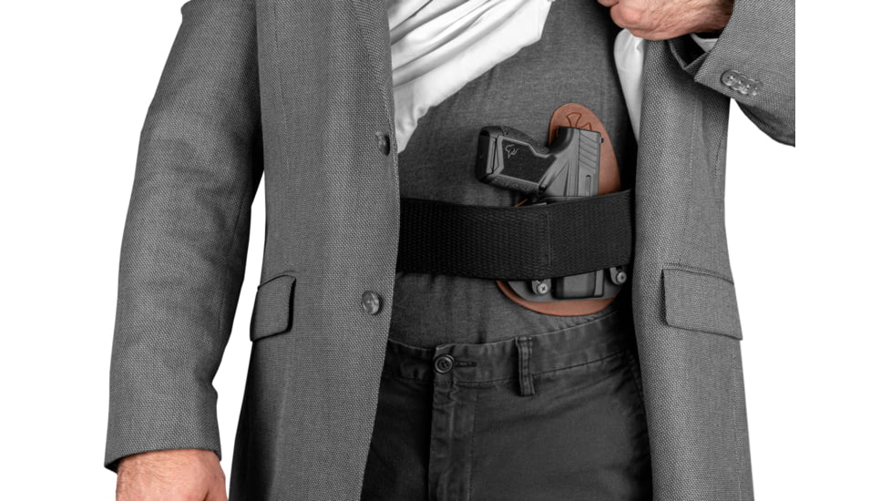 CrossBreed Holsters Liberty Holster Support Band, Multi-Fit, Ambidextrous, Kydex, Black, Large, LB-L-K