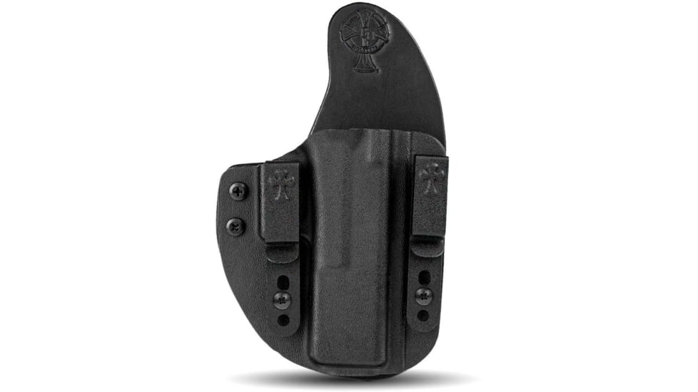 USED CrossBreed Holsters Reckoning Holster, Glock 19, Right Hand, Black, RECK-R-1220-CB-BL, EDEMO1, Used, Condition Fair, Scratches