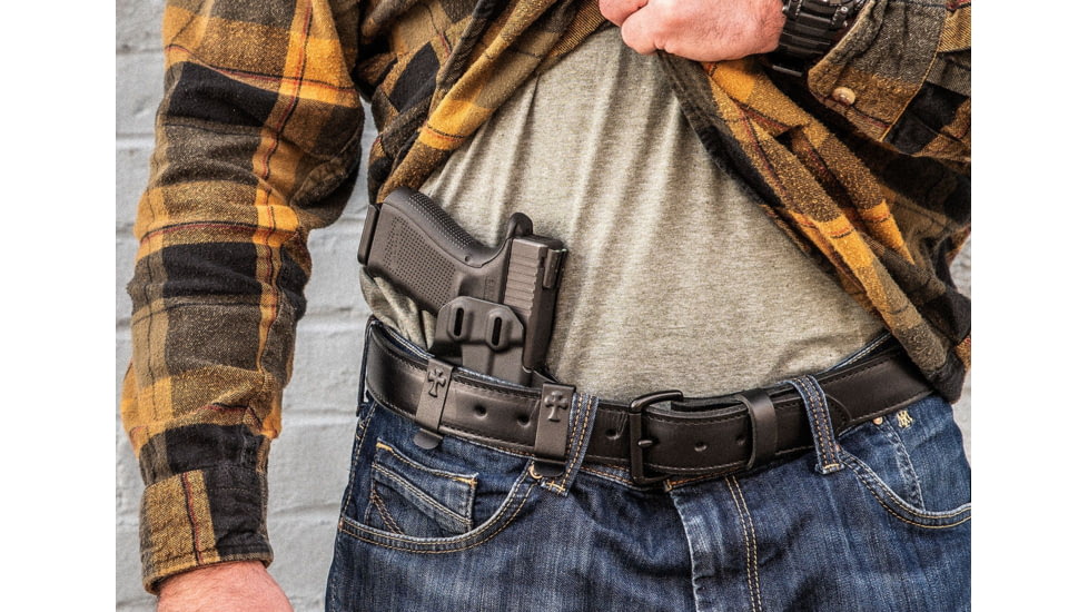 CrossBreed Holsters Rogue IWB Holster, Glock 43, 43X, Right Hand, Kydex, Black, Medium, RHO-R-1216-BL