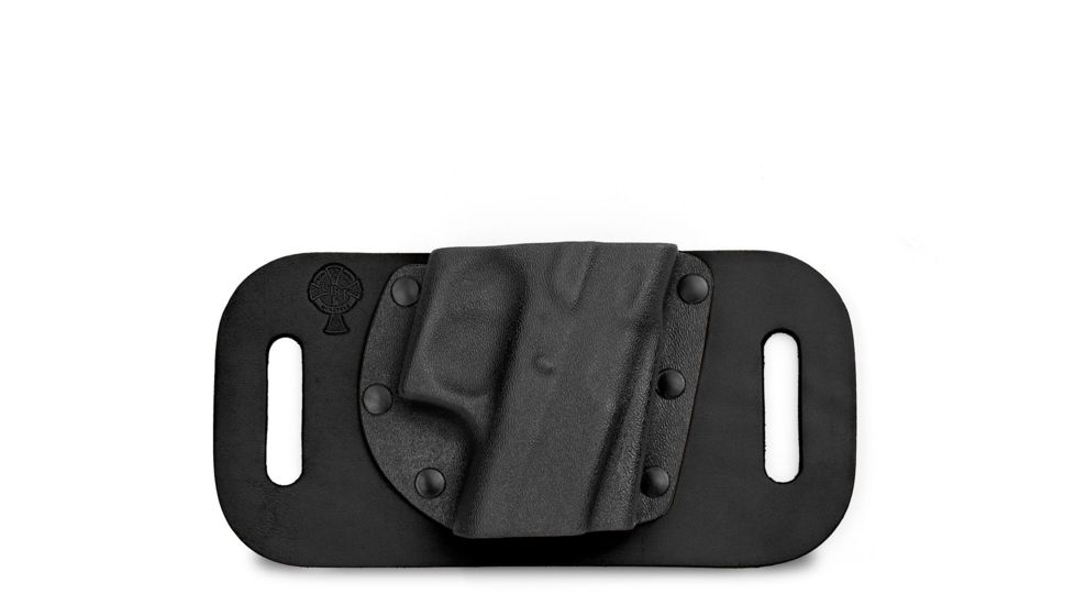 CrossBreed Holsters Snapslide OWB Holster for Kimber Micro 380, Right Hand, Black Cowhide, SSH-R-1802-X-CB