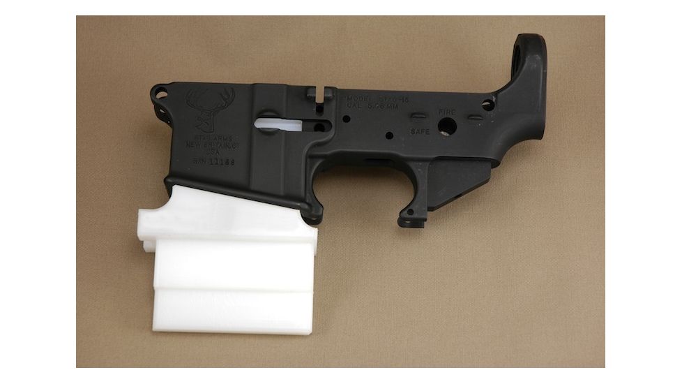 Crosstac AR-15 Armorer Block Full Kit w/ Hammer Block/Roll Pin Punch, White 135200
