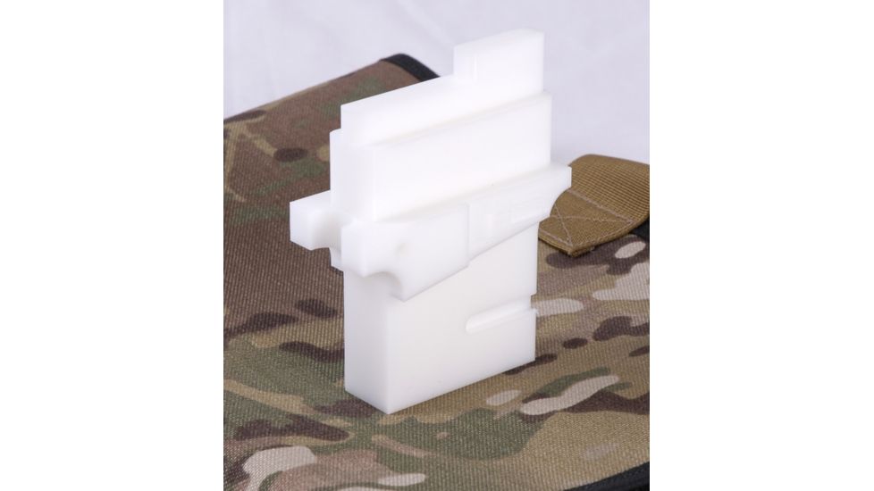 Crosstac AR-15 Armorer Block Full Kit w/ Hammer Block/Roll Pin Punch, White 135200