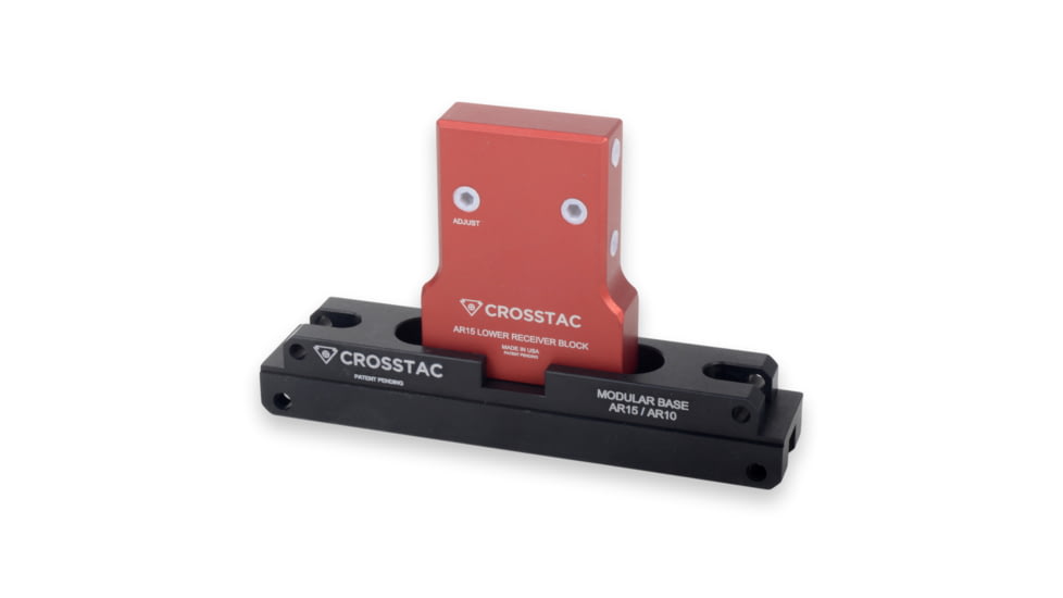 Crosstac AR-15 Modular Maintenance Block Kit w/ AR10/AR15 Receiver Blocks, Black, 135215
