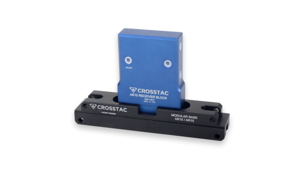Crosstac AR-15 Modular Maintenance Block Kit w/ AR10/AR15 Receiver Blocks, Black, 135215