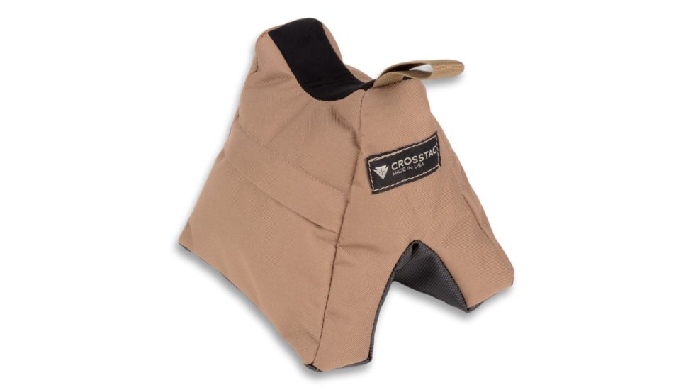 Crosstac Saddle Shooting Rest Bag / Pre-Filled, Coyote Brown, 110060-CB