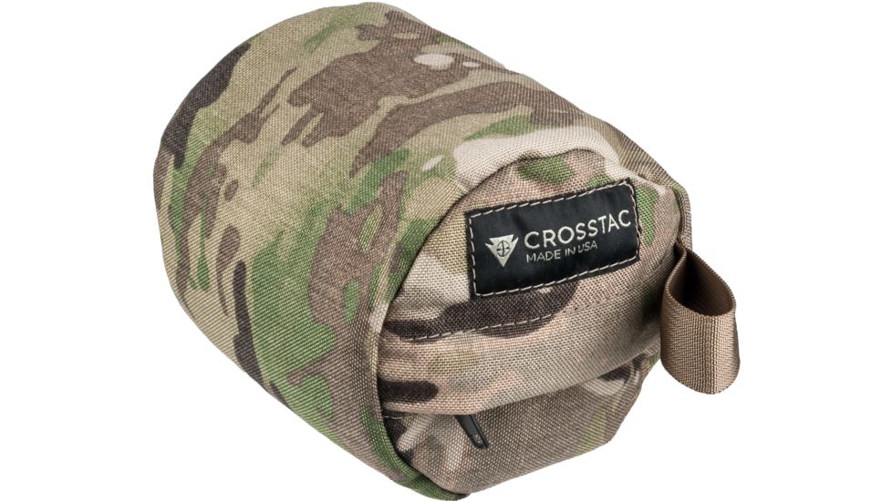 Crosstac Shooters Kneeling Roll Shooting Rest Bag /Pre-Filled, Multicam, 110065-MC