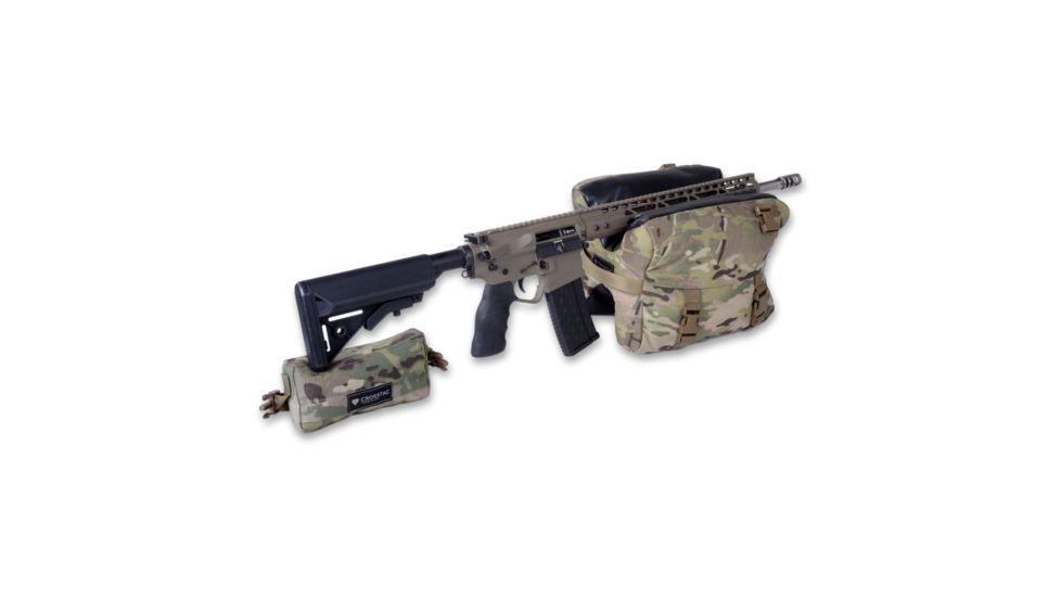 Crosstac X-Bag Shooting Rest Bag w/Pistol Rest, Coyote Brown 110075-CB