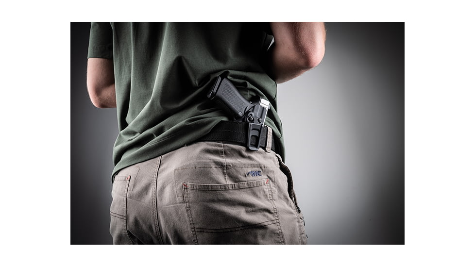 Crucial Concealment Covert IWB Kydex Holster, S&amp;W EZ-9/EZ .380, Ambidextrous, Black, 1159