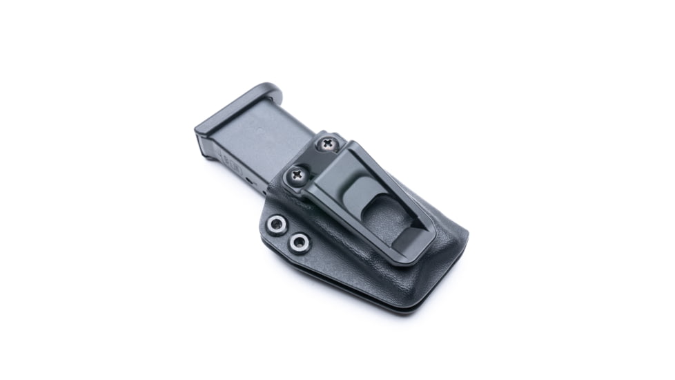 Crucial Concealment Covert Mag Kydex Pouch, Multi-fit SIG SAUER P365, Springfield Armory Hellcat, Black, 1039